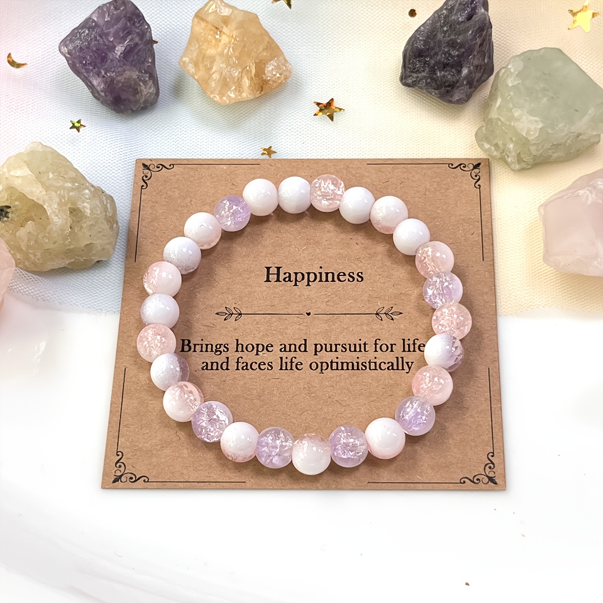 Bohemian Style Glass Bead Bracelet, Everyday Wear